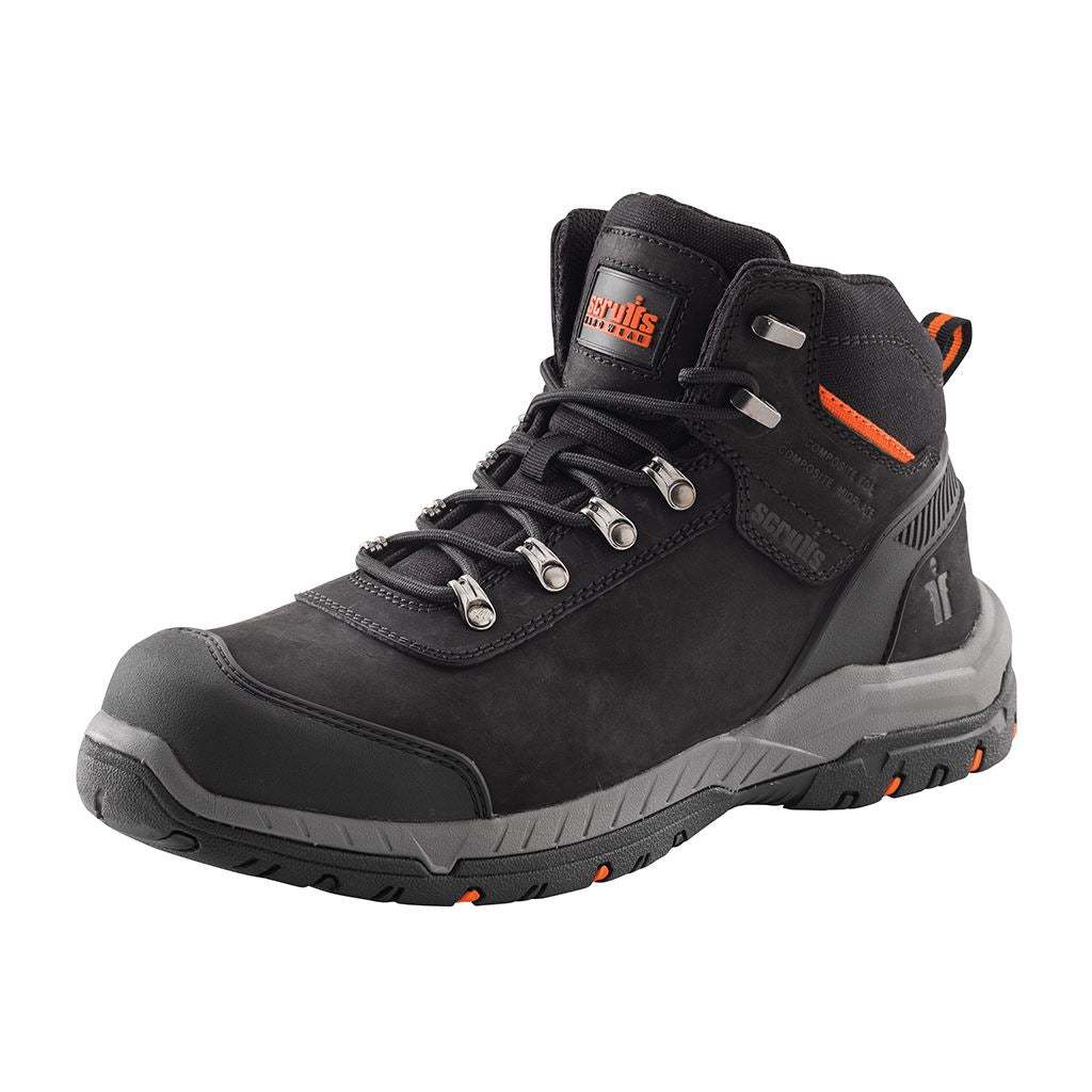 Scruffs Sabatan Safety Boots Black - Size 7 / 41