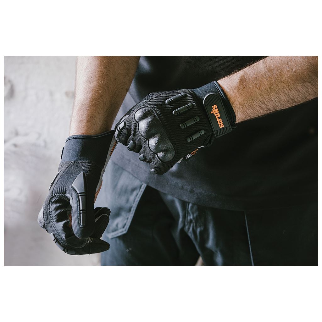 Scruffs Trade Shock Impact Gloves Black - XL / 10