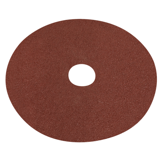 Worksafe&#174; 125mm Fibre Backed Sanding Disc 40Grit - Pack of 25