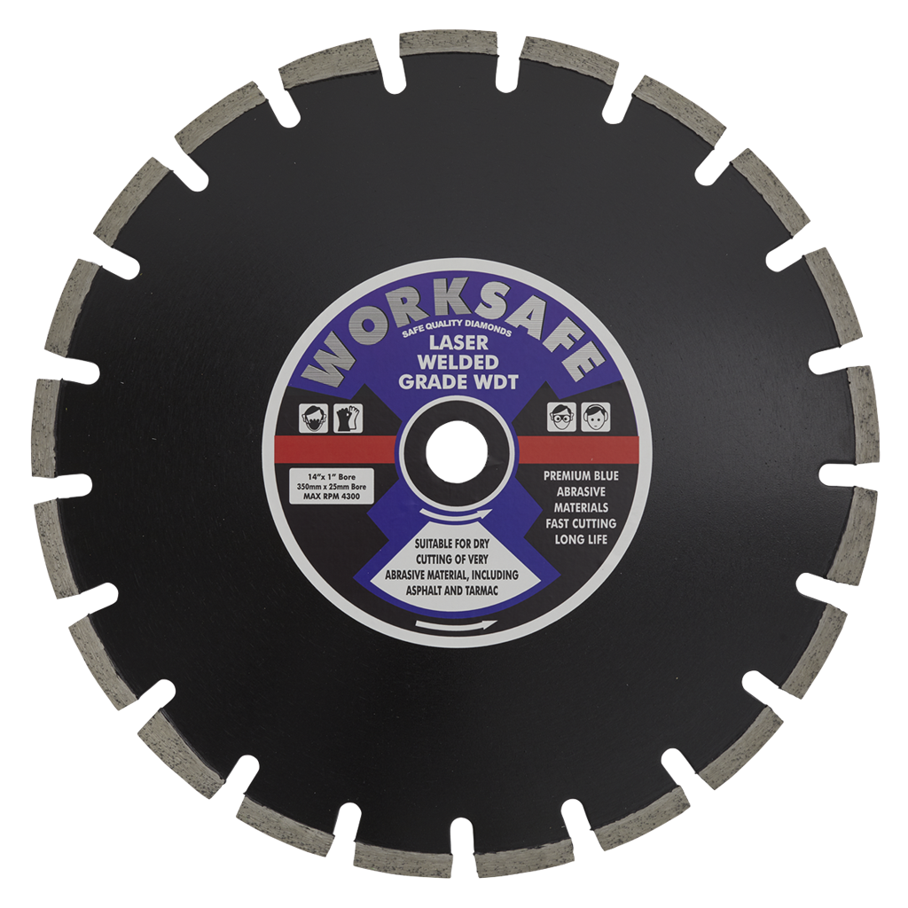 Worksafe&#174; Asphalt/Tarmac Diamond Blade 350 x 25mm