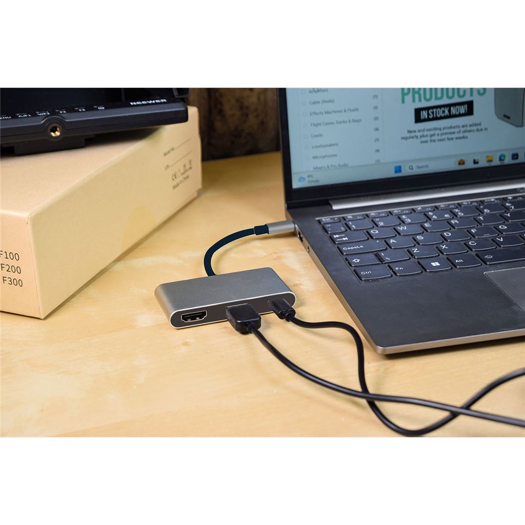 3 Port Slim USB3.0 Type-C Hub