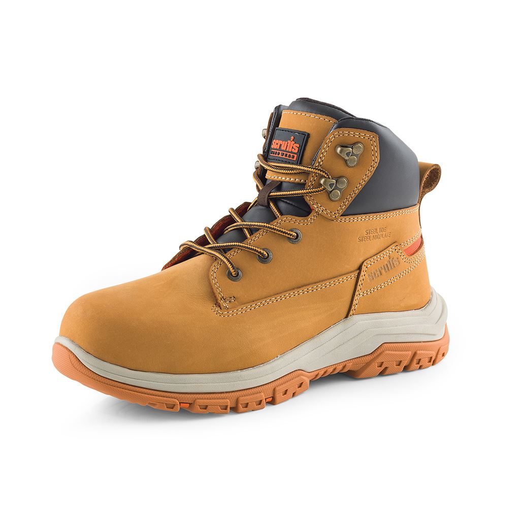 Scruffs Ridge Safety Boots Tan - Size 9 / 43