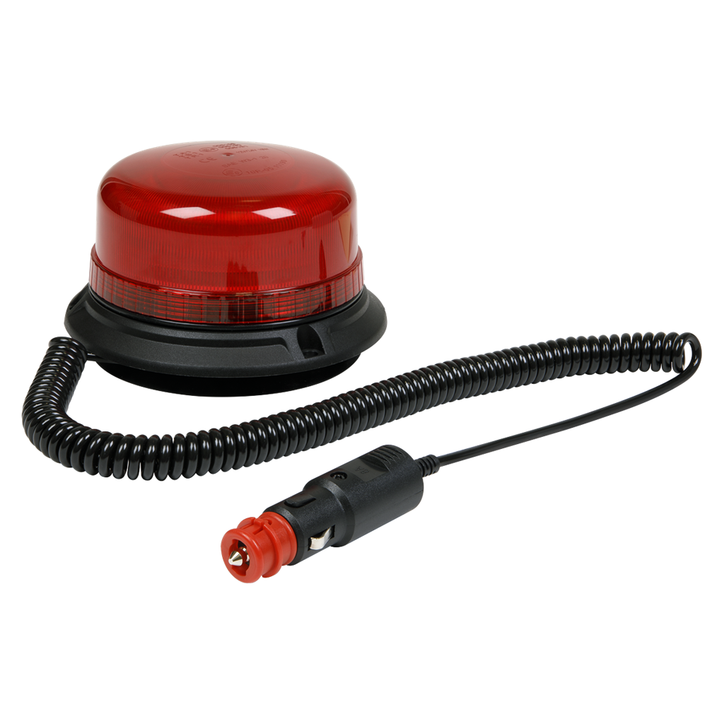 Warning Beacon SMD LED 12/24V Magnetic Base - Red