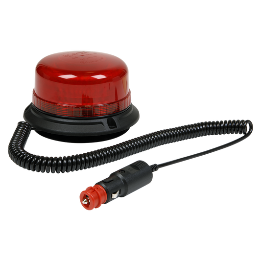 Warning Beacon SMD LED 12/24V Magnetic Base - Red