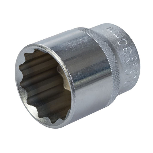 King Dick Socket SD 1/2" Metric 12pt - 30mm