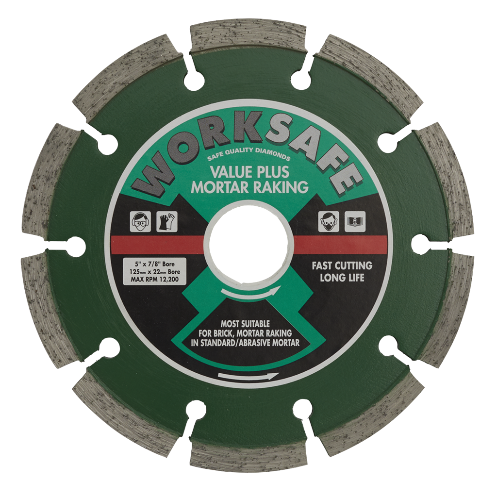 Worksafe&#174; Value Plus Diamond Blade 125 x 22mm