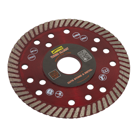 Worksafe&#174; Turbo Allmat Diamond Blade 115 x 22mm