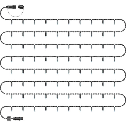 Eagle Connect LED String Lights With Black Rubber Cable