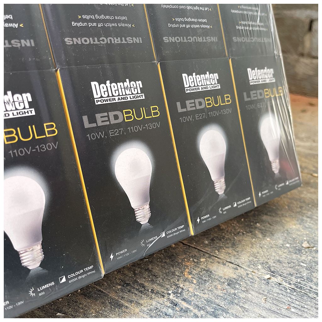 Defender LED 10W Bulb ES (10S) 10pk - 110V