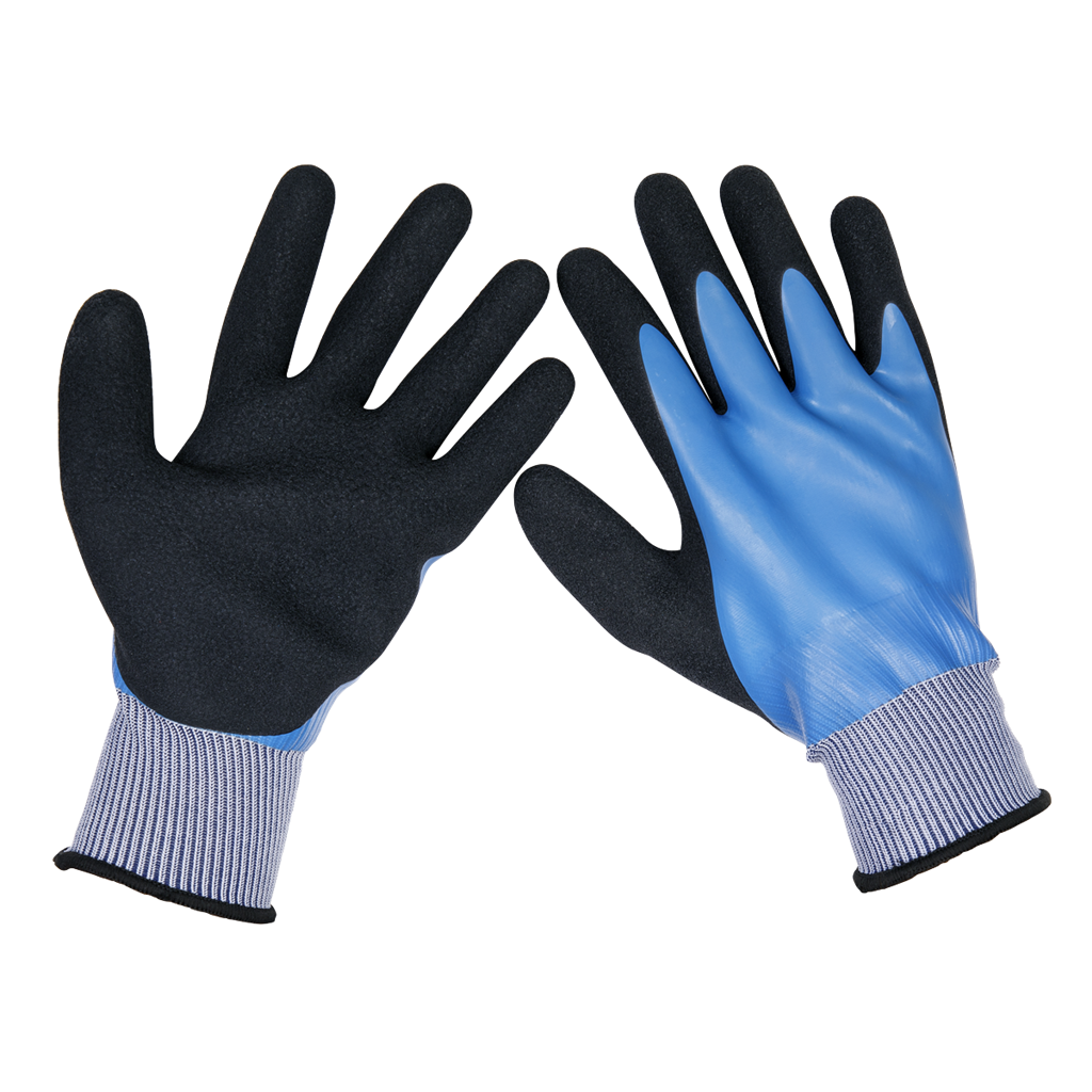 Worksafe&#174; Waterproof Latex Gloves, Large - Pair