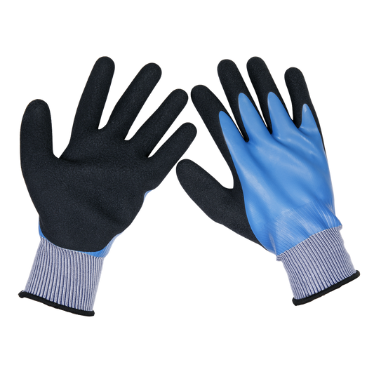 Worksafe&#174; Waterproof Latex Gloves, Large - Pair