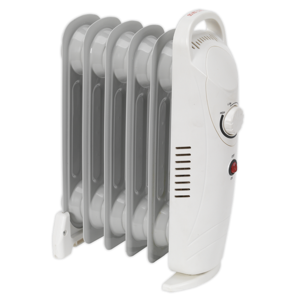 6-Element Oil-Filled Mini Radiator 800W/230V