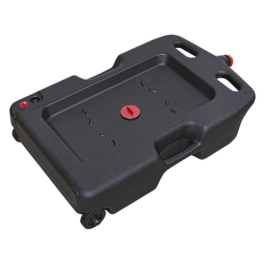 Oil/Fluid Drain & Recycling Container with Wheels 57L