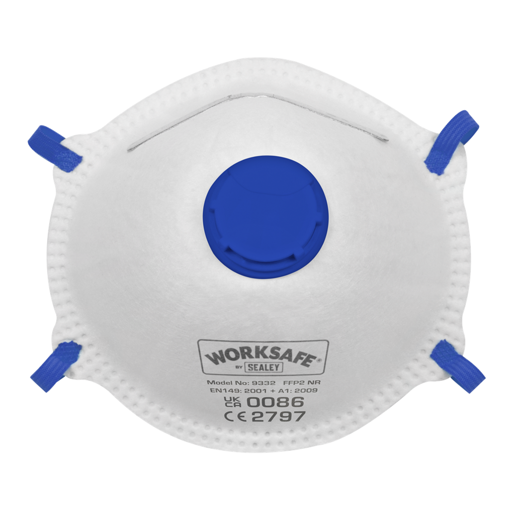 Worksafe&#174; FFP2 Valved Cup Mask - Pack of 3