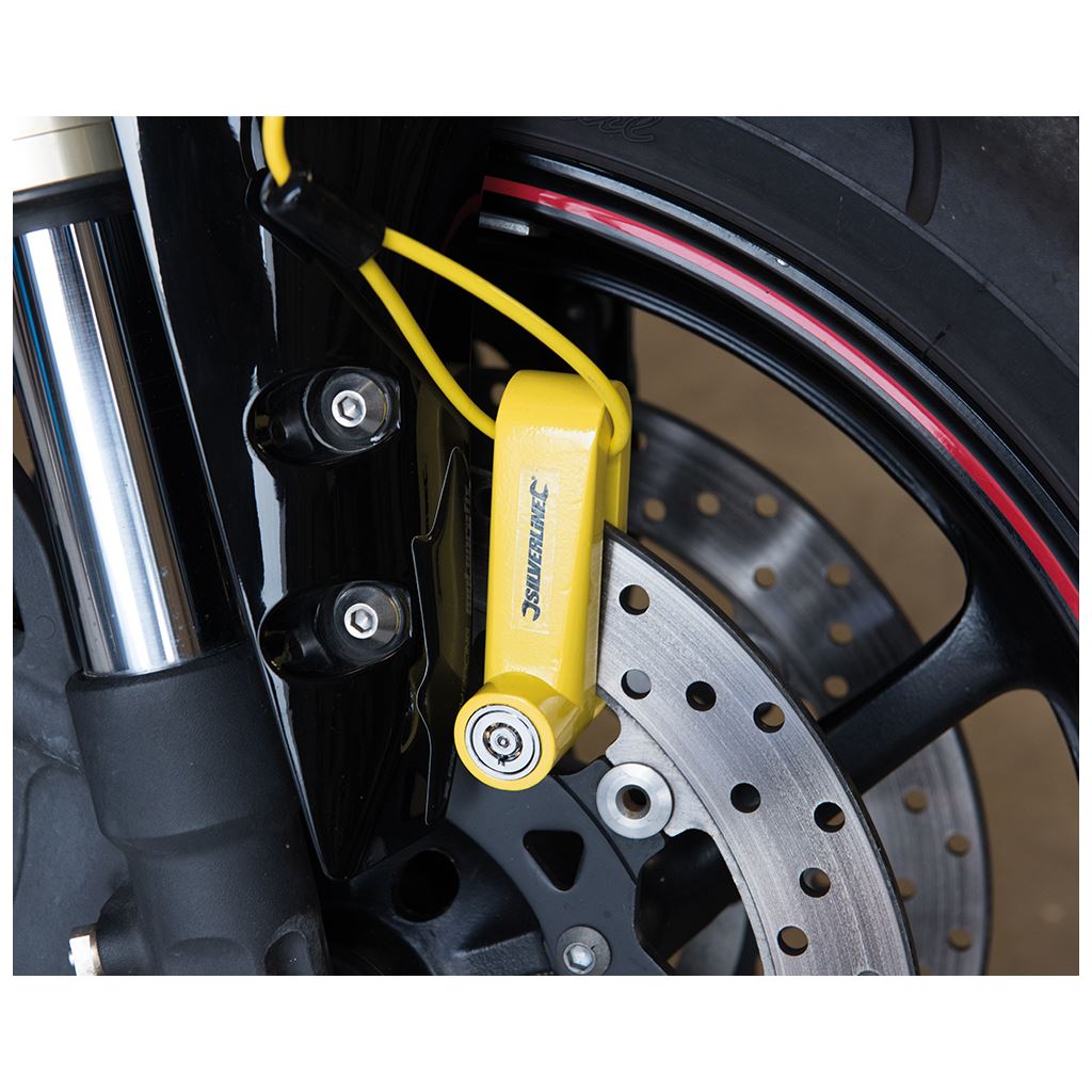 Silverline Motorcycle Disc Lock - 10mm Pin