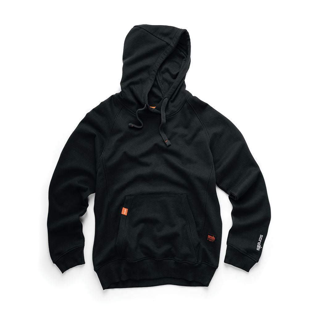 Scruffs Eco Worker Hoodie Black - XL