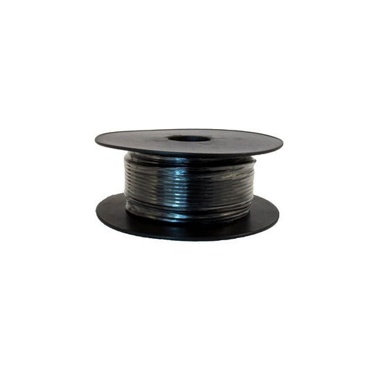 1 Core Thin Wall Cable - 1 x 28/0.3mm - Black - 50m