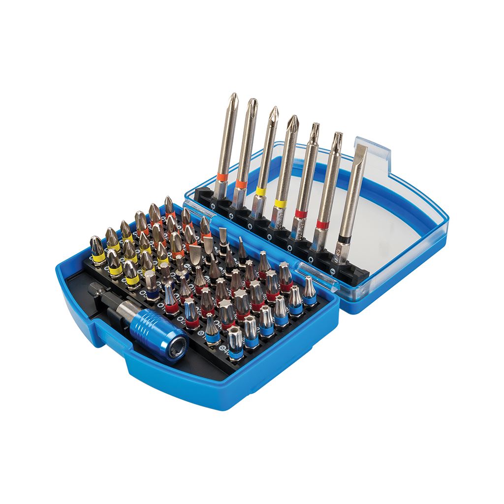 Silverline Colour-Coded Bit Set 56pce - 56pce