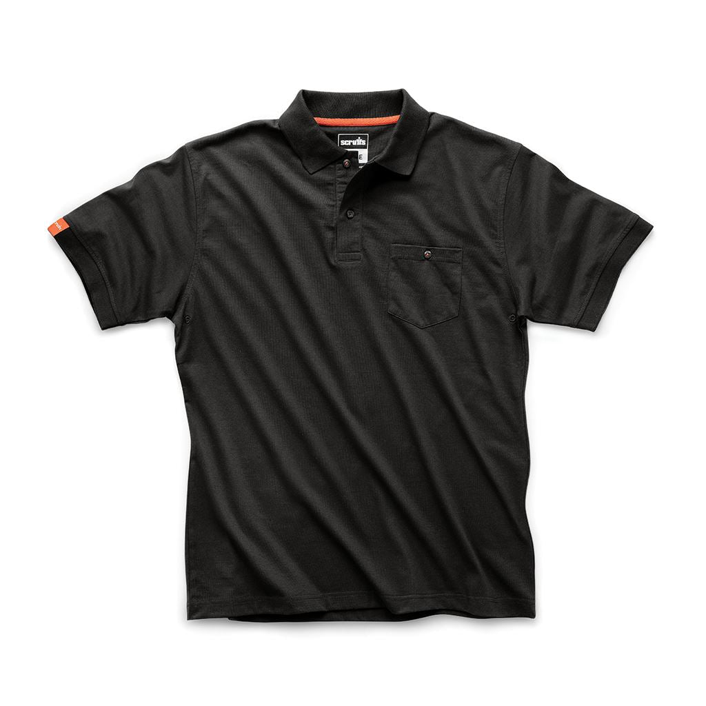 Scruffs Eco Worker Polo Black - M