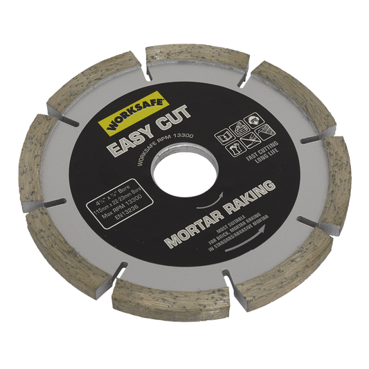 Worksafe&#174; Easy Cut Diamond Blade 115 x 22mm - Mortar Raker