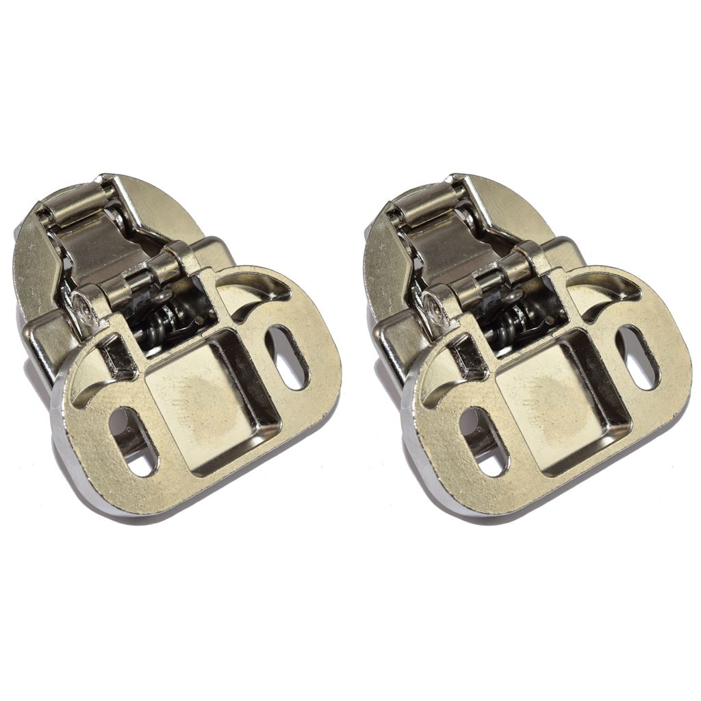 Hoover & Candy Compatible Integrated Washing Machine Cupboard Door Hinges - Pack of 2 | Non-Genuine by Ufixt