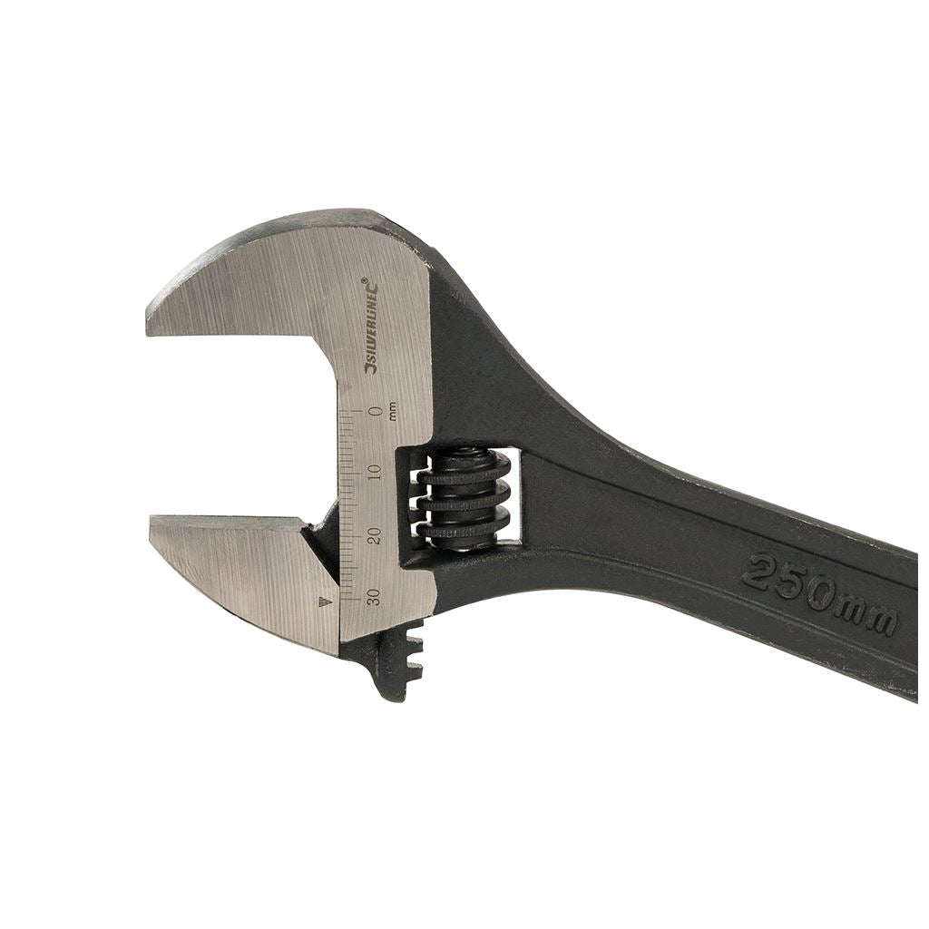 Silverline Expert Adjustable Wrench - Length 200mm - Jaw 22mm