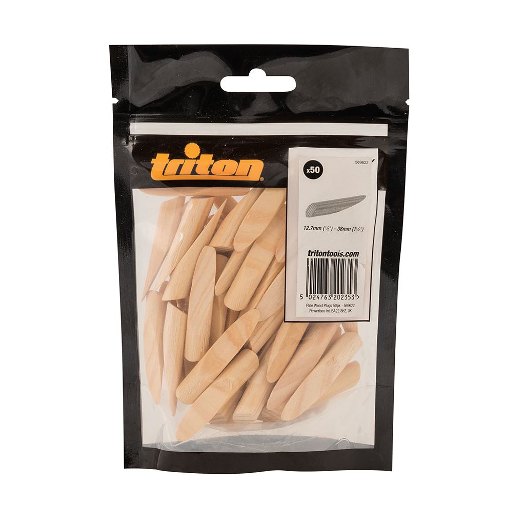 Triton Pocket-Hole Plugs 50pk - Pine