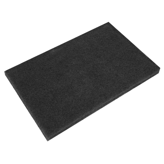 Worksafe&#174; Black Stripping Pads 12 x 18 x 1" - Pack of 5