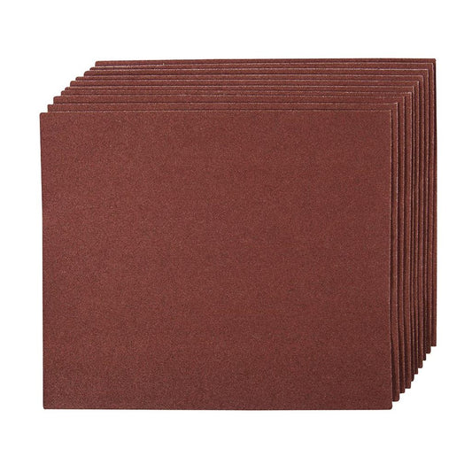 Silverline Emery Cloth Sheets 10pk - 60 Grit