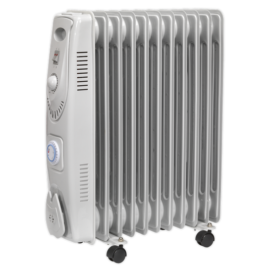 11-Element Oil Filled Radiator with Timer 2500W/230V