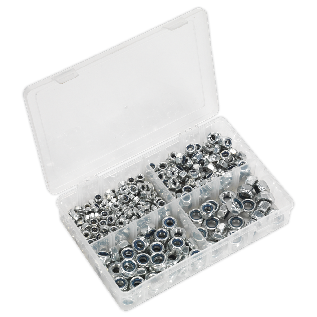 Nylon Locknut Assortment M6-M12 300pc