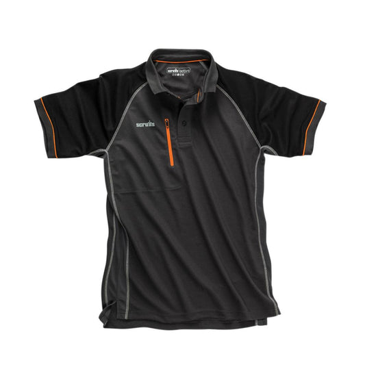 Scruffs Trade Active Polo Graphite - L