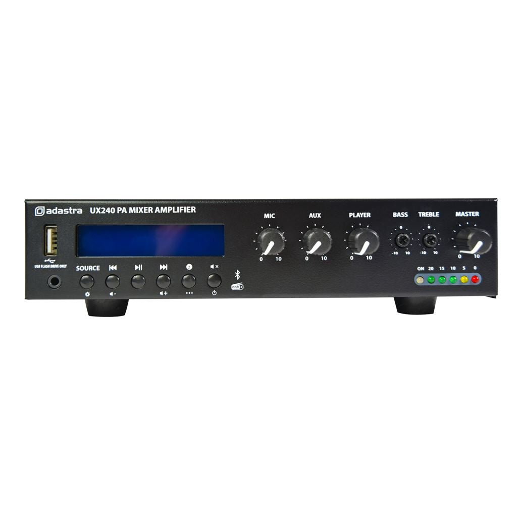 UX Series Compact 100V Mixer-Amplifiers - UX240 240W