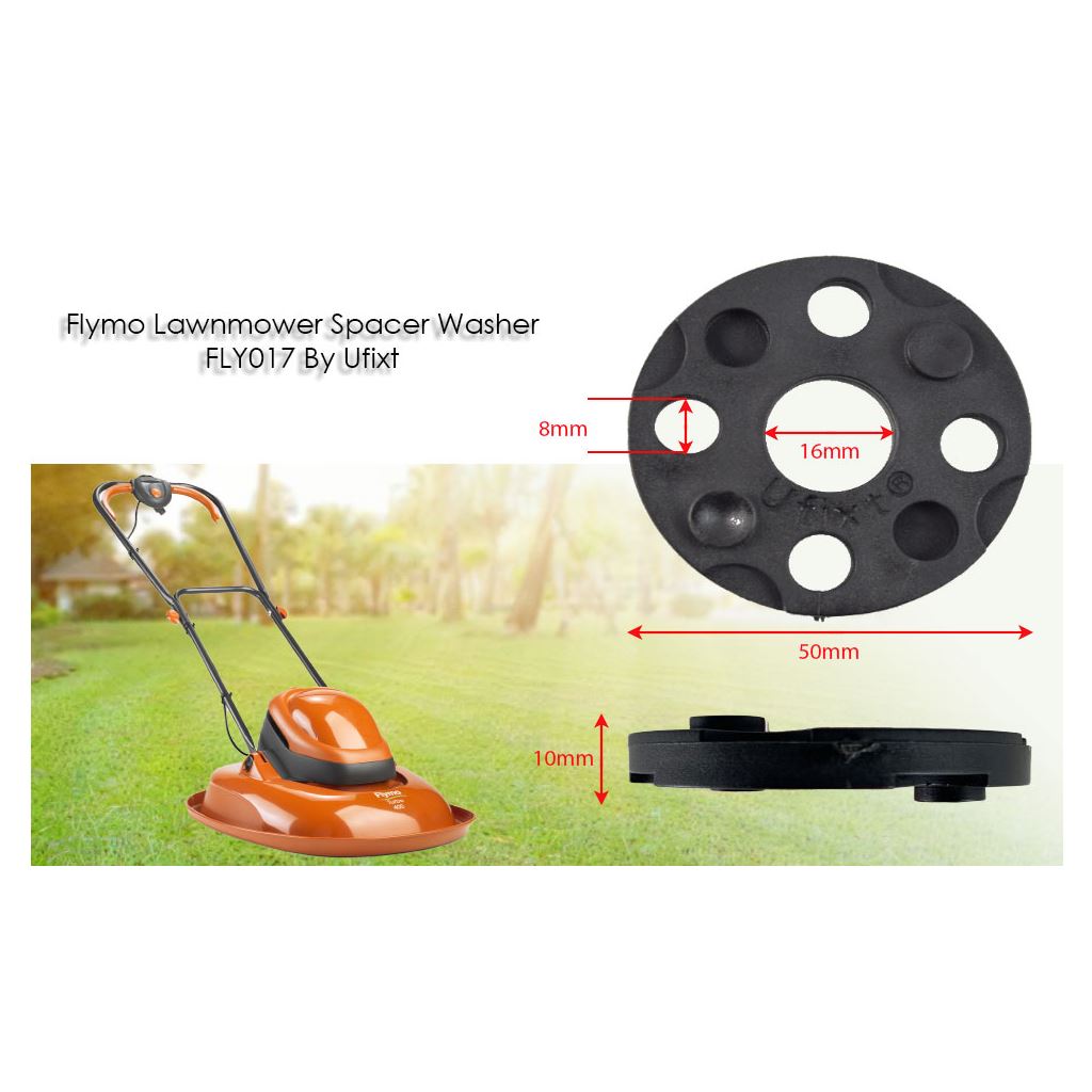 Flymo Lawnmower Spacer Washers – Pack of 4 | Equivalent to FLY017 & FL182 | Compatible by Ufixt