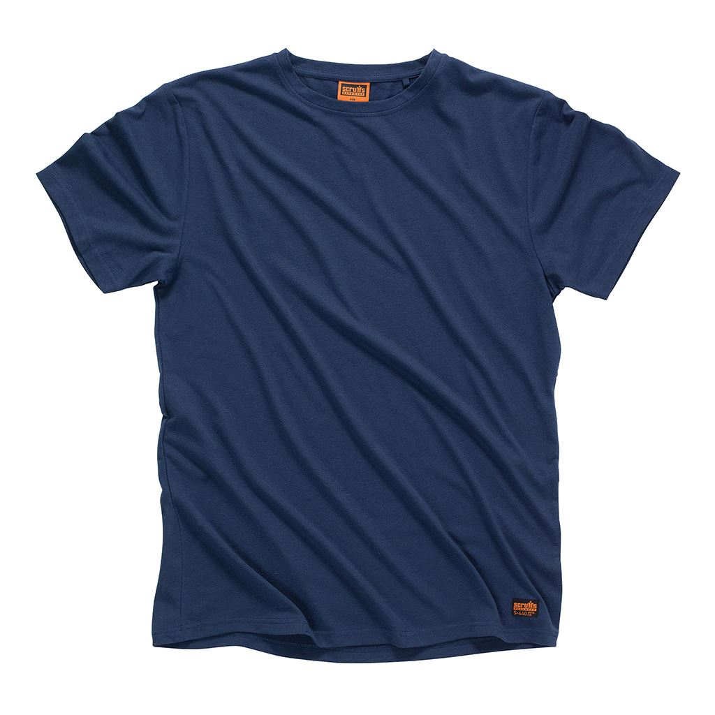 Scruffs Worker T-Shirt Navy - XXL