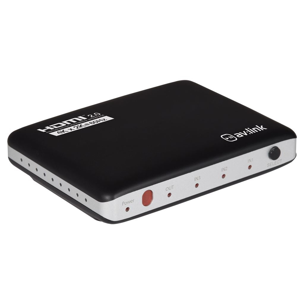 4K HDMI Switch with Remote Control - V2.0 3x1 - HDM31v2.0