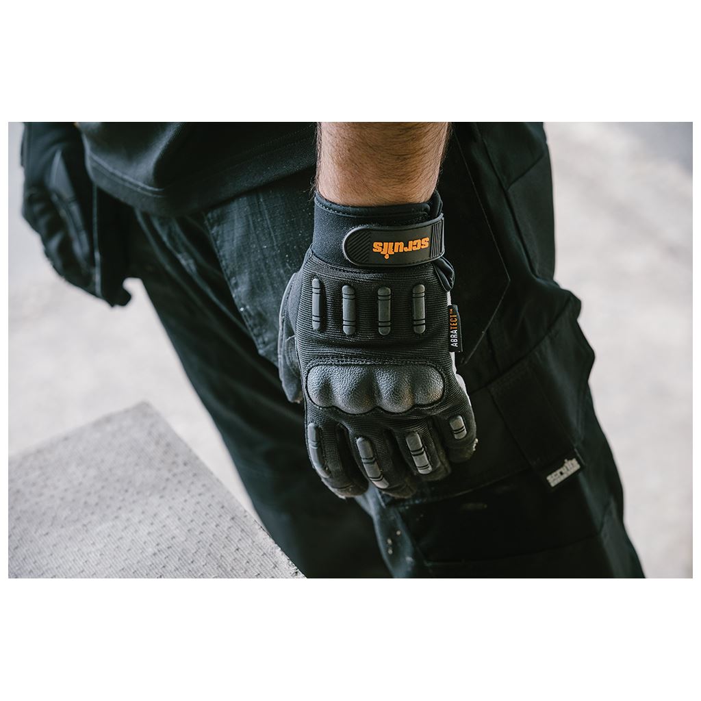 Scruffs Trade Shock Impact Gloves Black - XL / 10