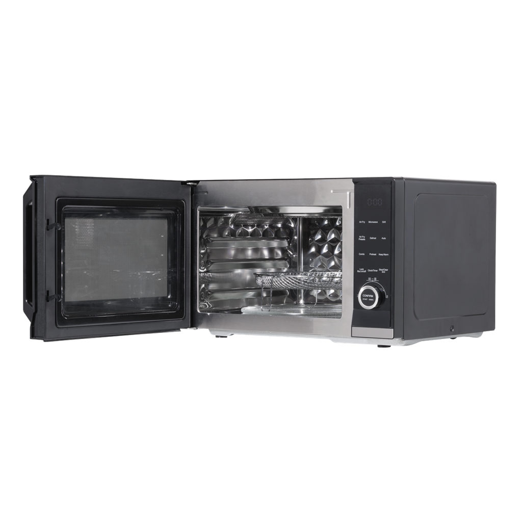 Baridi 7-in-1 Air Fryer Microwave & Grill, 28L Capacity - Black