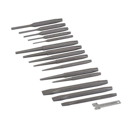 Silverline Punch & Chisel Set 16pce - 16pce