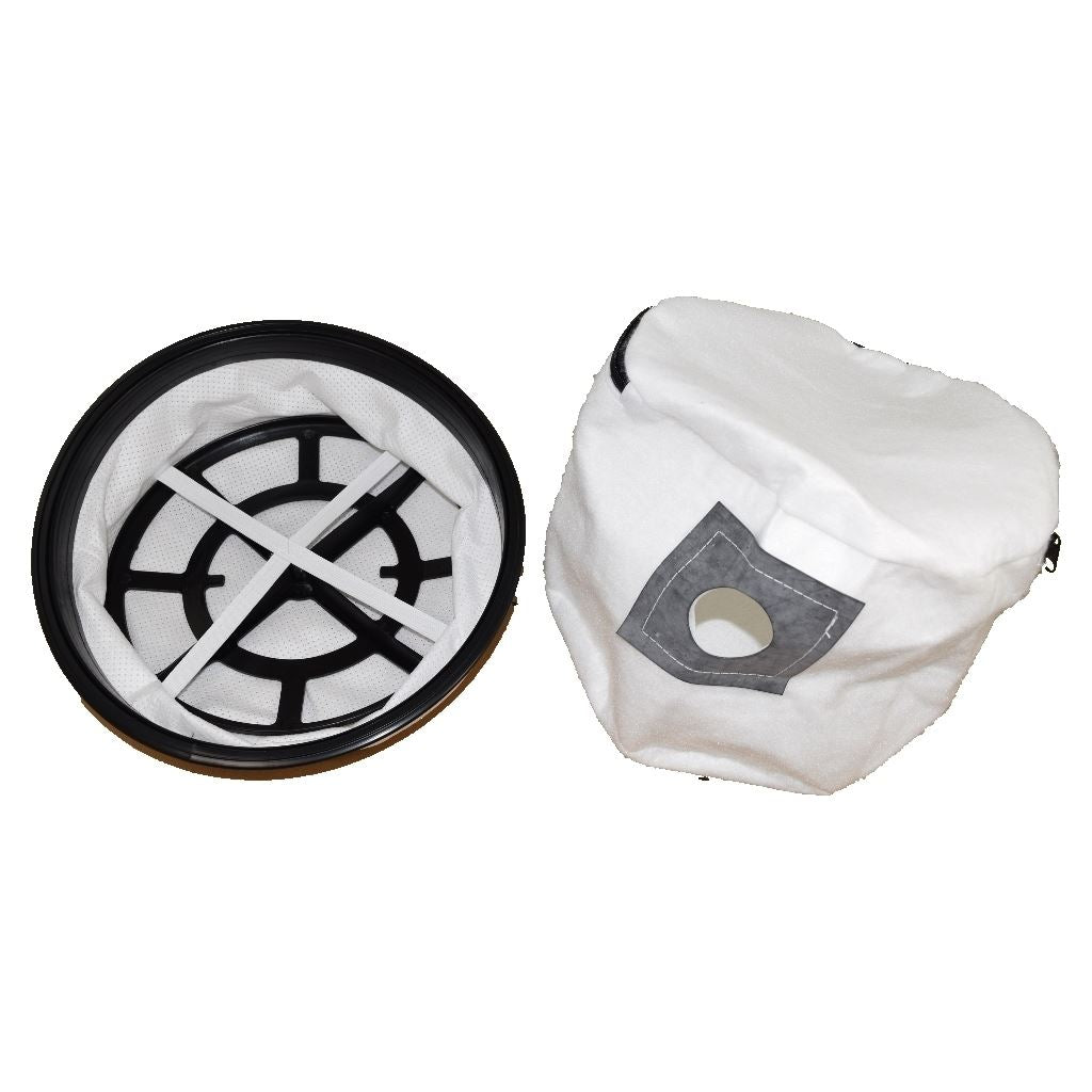 Numatic Washable Reusable Cloth Vacuum Cleaner Dust Bag With Zip and 12" Microfibre Cloth Main Filter - Compatible by Ufixt