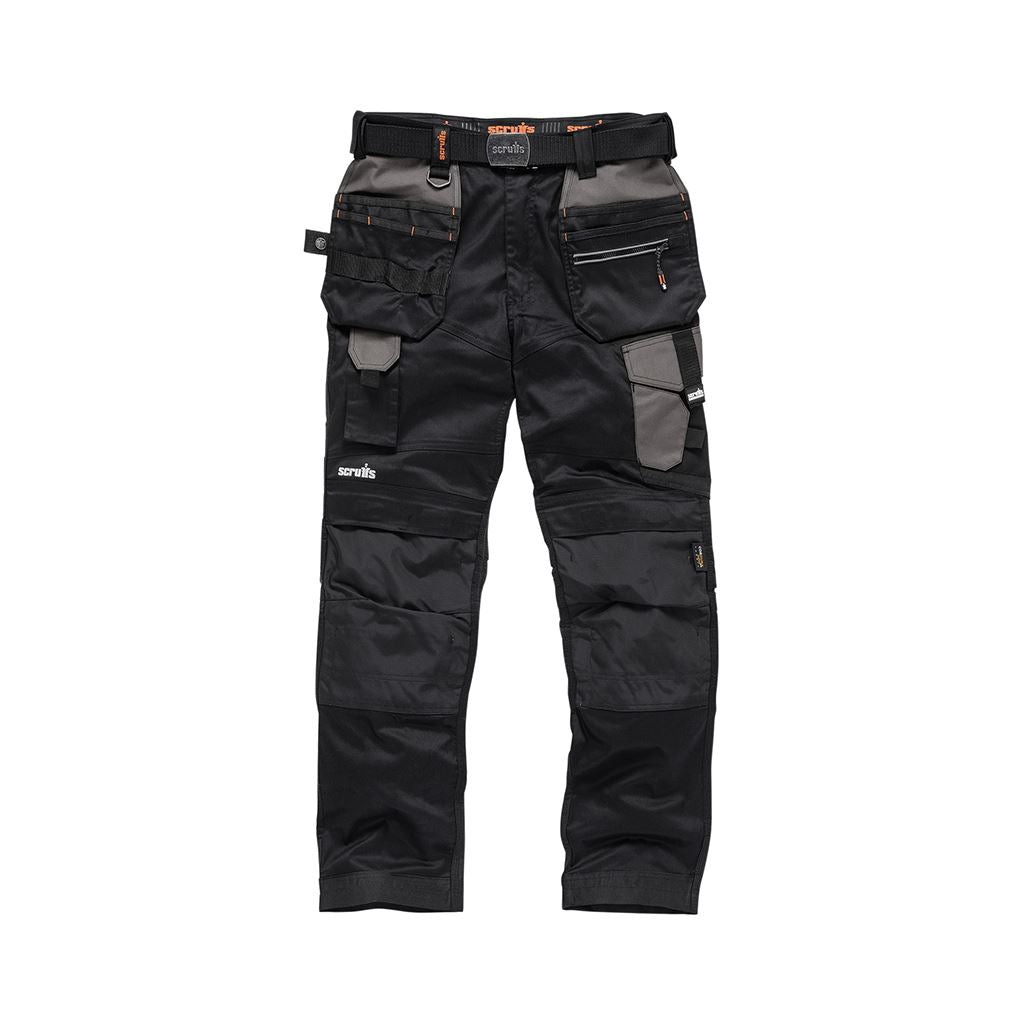 Scruffs Pro Flex Holster Trousers Black - 34L