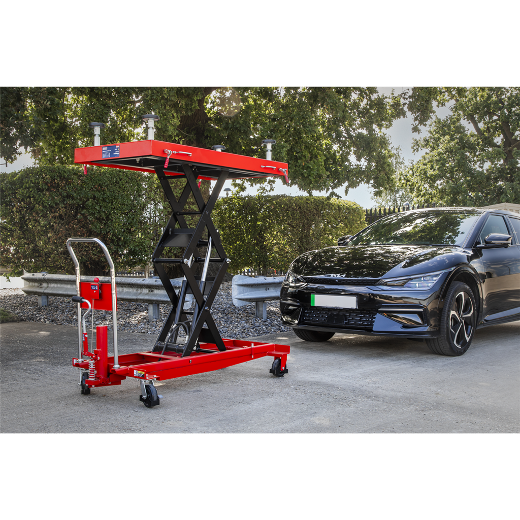 1000kg Capacity EV Battery Lift/Hydraulic Platform Truck High Lift