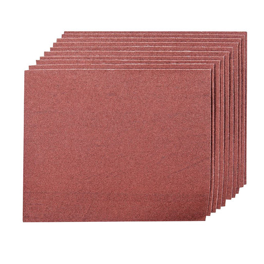 Silverline Emery Cloth Sheets 10pk - 80 Grit