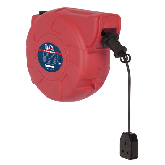 25m Retractable Cable Reel System 1 x 230V