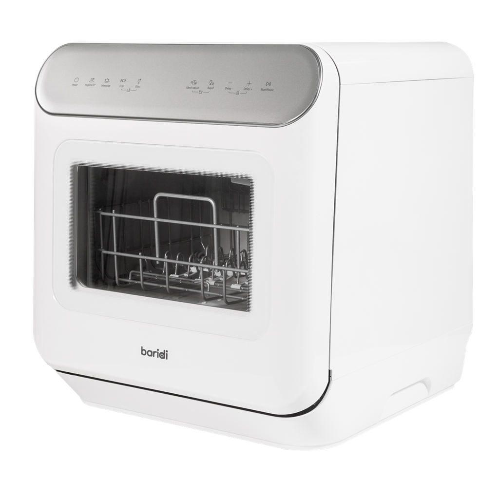 Dellonda 3 Place Settings Mini Portable Tabletop Dishwasher with 7 Wash Functions - DH72