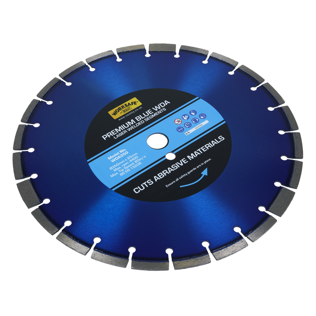 Worksafe&#174; Premium Blue WDA Diamond Blade 350 x 25mm