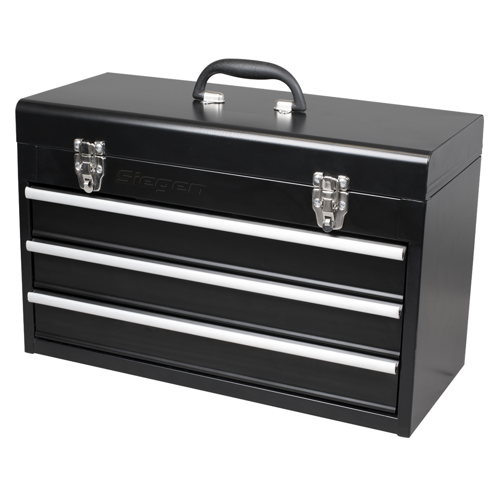 Siegen Portable Tool Chest 3 Drawer with Tool Kit 98pc