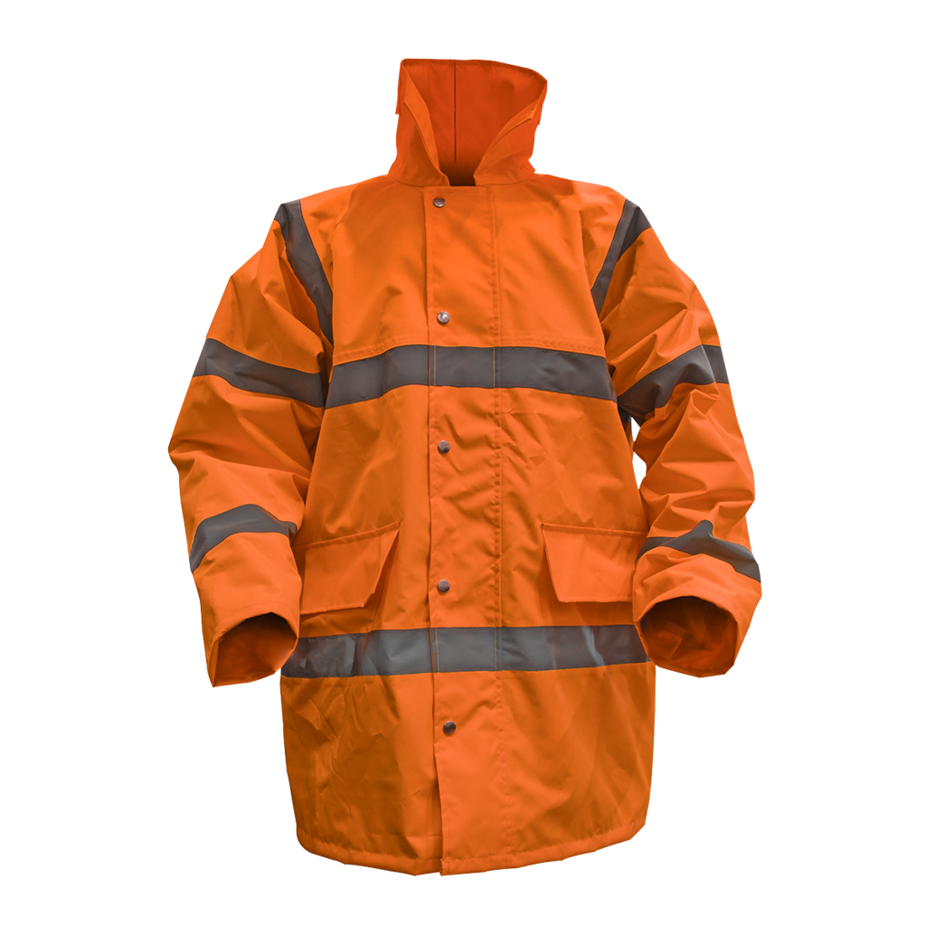 Worksafe&#174; Hi-Vis Orange Jacket with Quilted Lining - Large