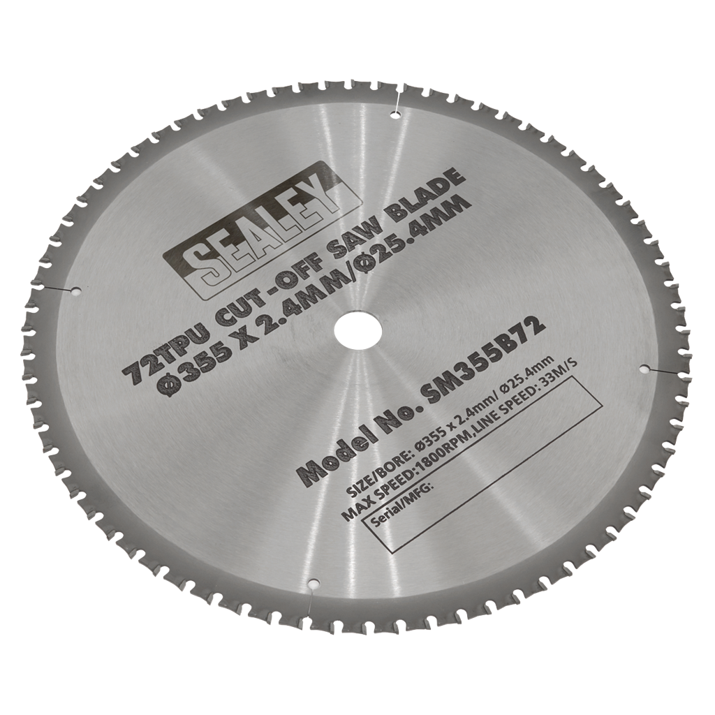 72tpu Cut-Off Saw Blade &#216;355 x 2.4mm/&#216;25.4mm