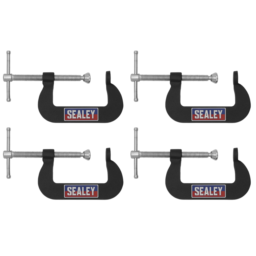 4pc Set Junior C-Clamp  - 51mm x 32mm